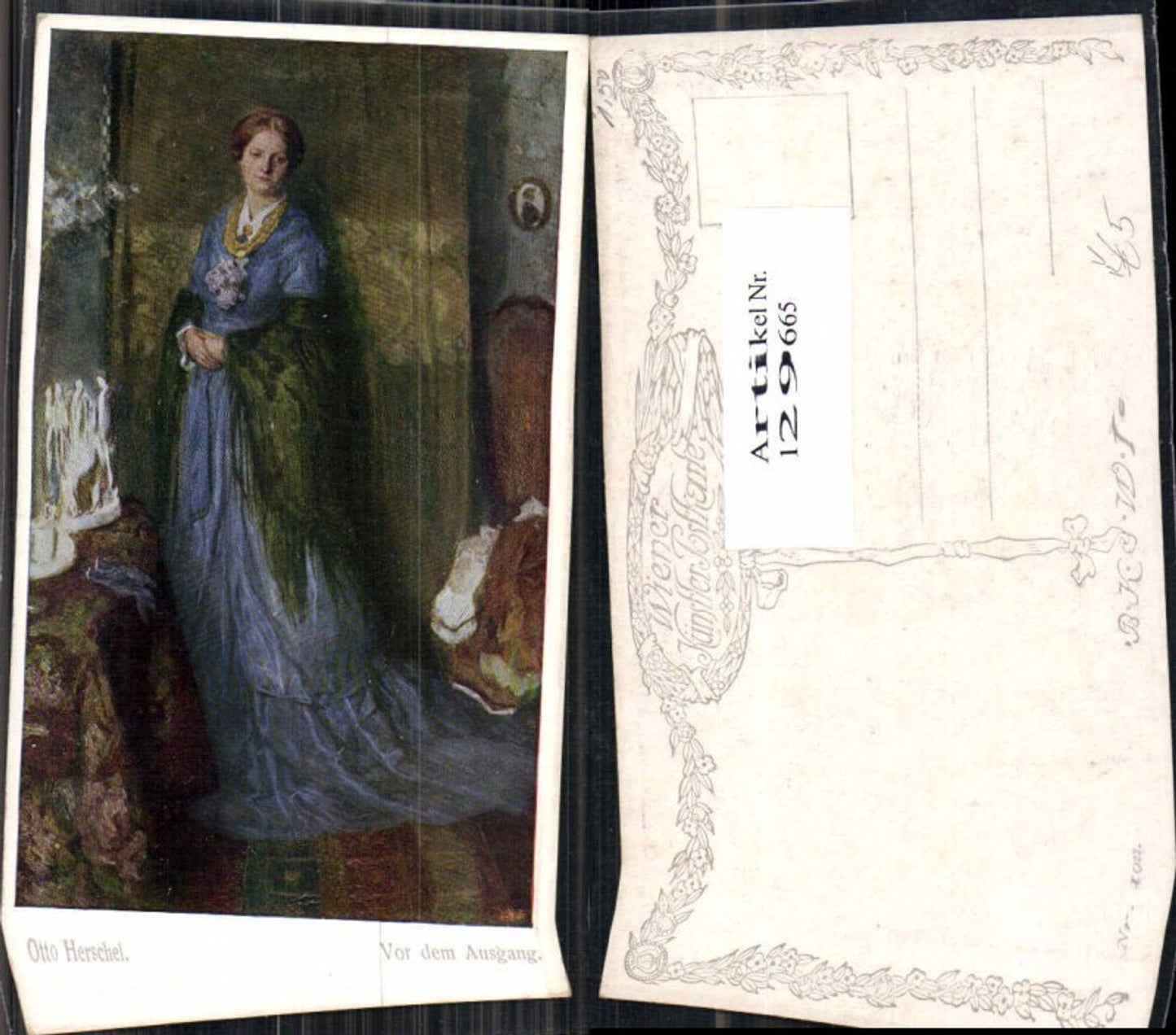 129665,B.K.W.I 1022 Otto Herschel Vor dem Ausgang