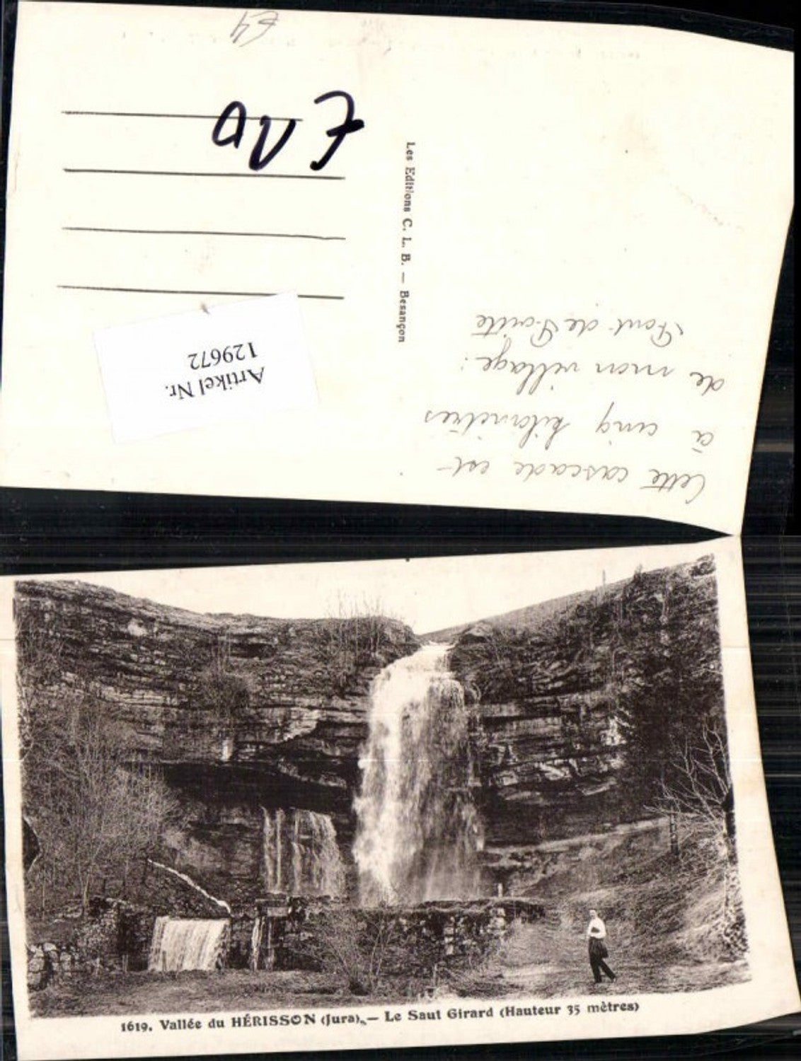 129672,Vallee du Herisson Jura Wasserfall