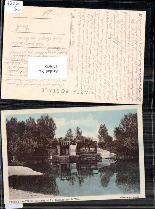 129678,Cessey sur Tille La Barrage sur la Tille