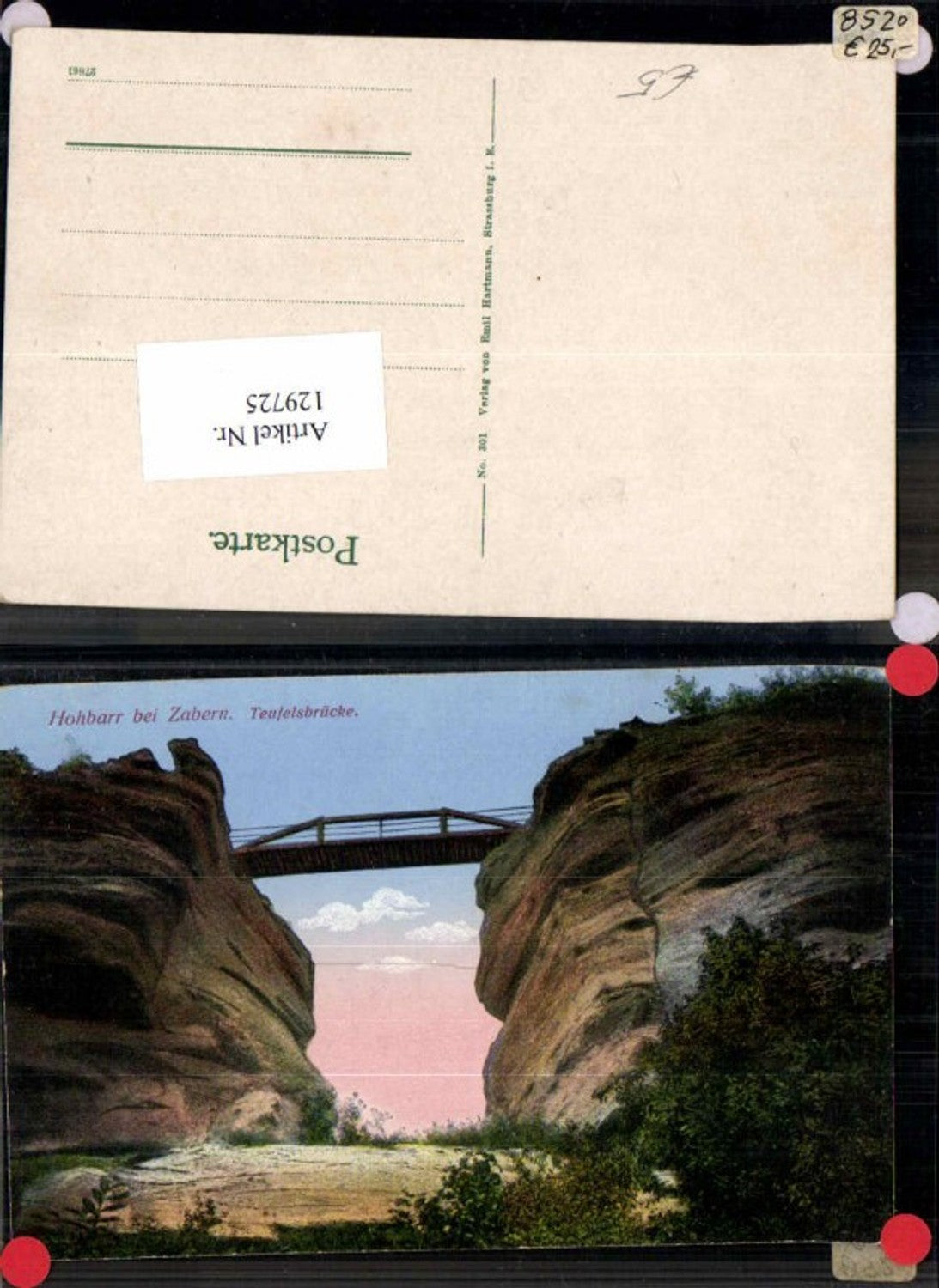 129725,Hohbarr bei Zabern Teufelsbrücke