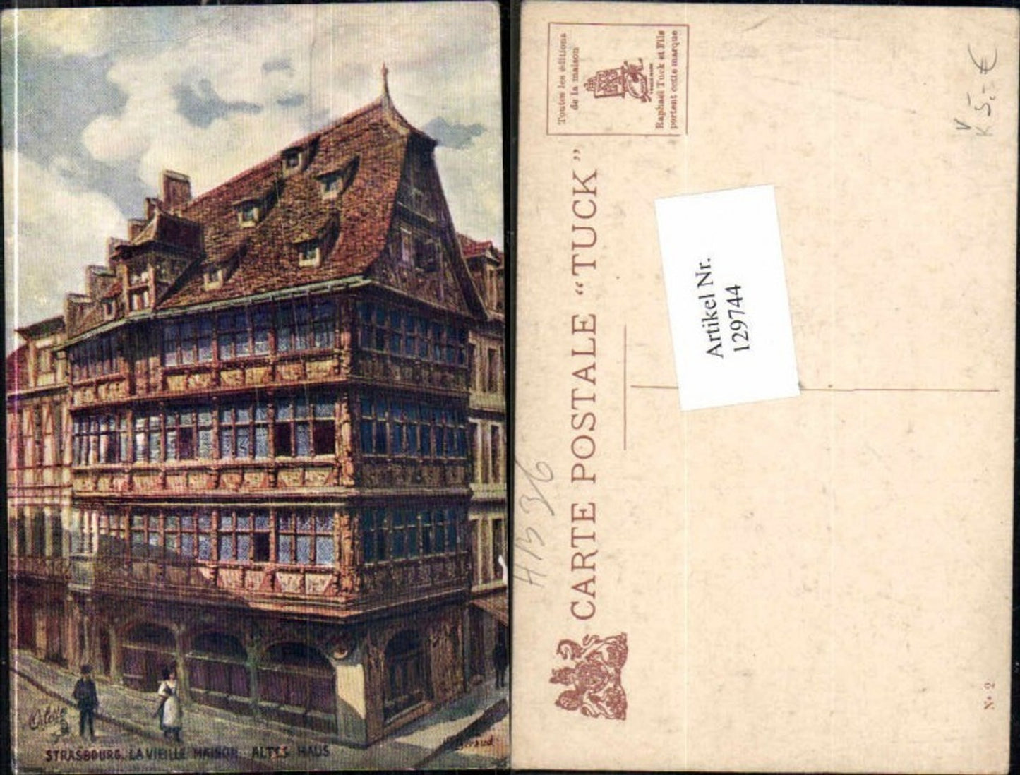 129744,R. Tuck Oilette Strassburg Strassbourg Elsass