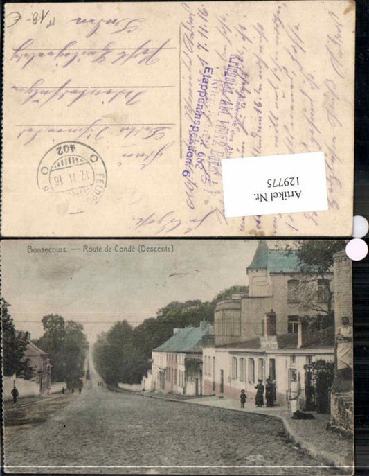 129775,Bonsecours Routes de Conde Descente Feldpost 402