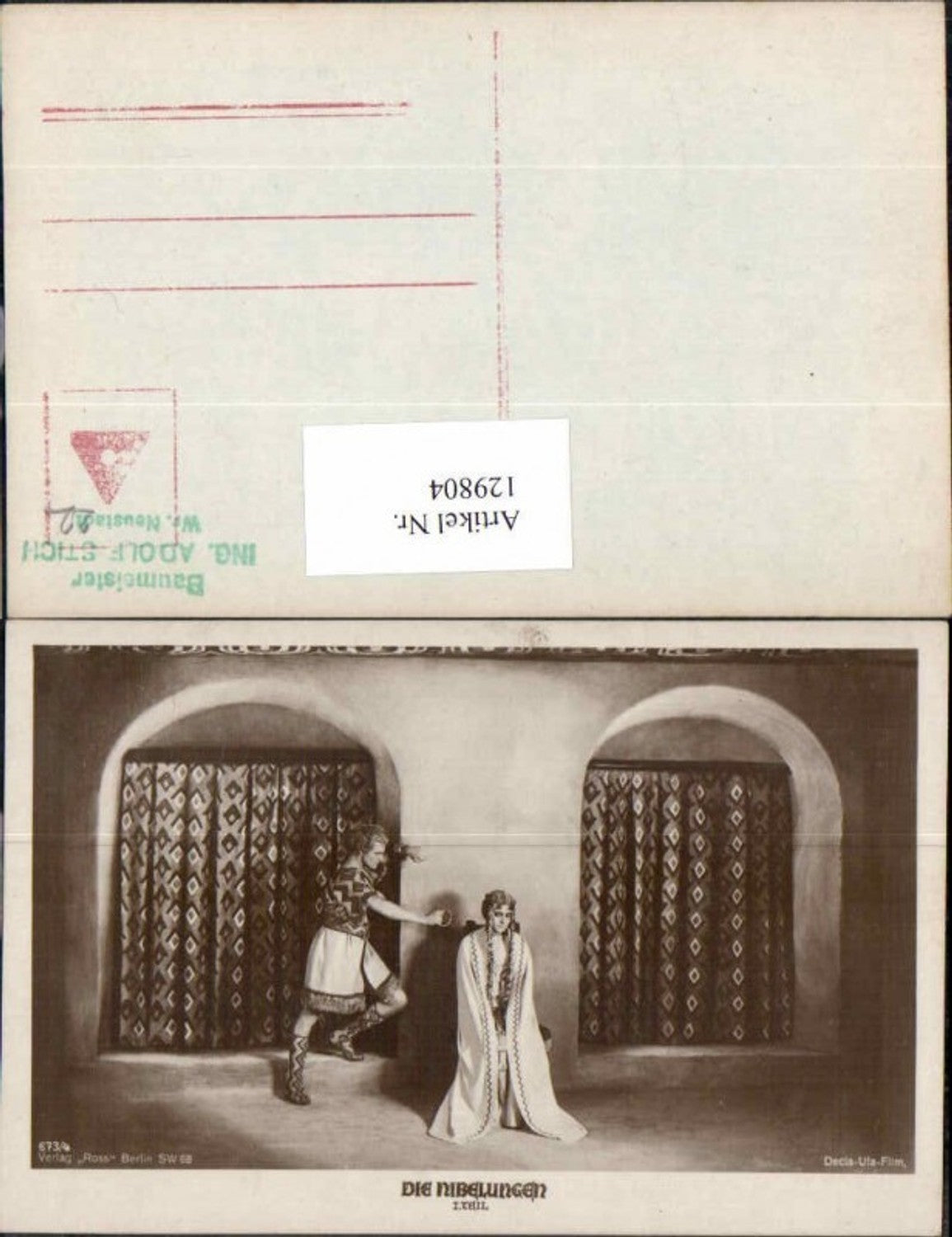 129804,Die Nibelungen 1 Teil pub Ross Verlag 673-4