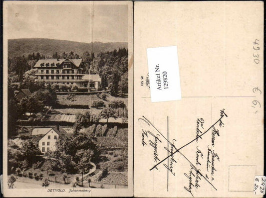 129820,Detmold Johannaberg 1920