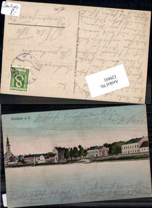 129841,Pöchlarn a.d. Donau seltene Ansicht 1925