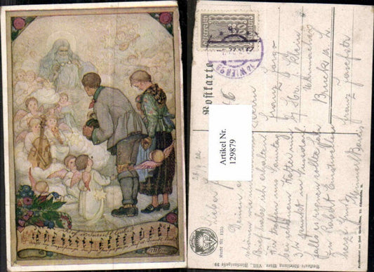 129879,Dt. Schulverein 1253 M. Grengg Engel Eltern Gott