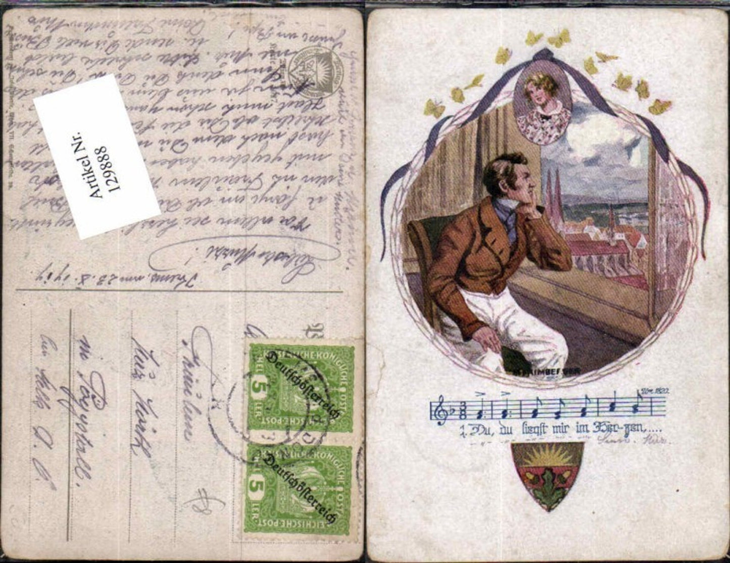 129888,Dt. Schulverein 1027 Frimberger sign.