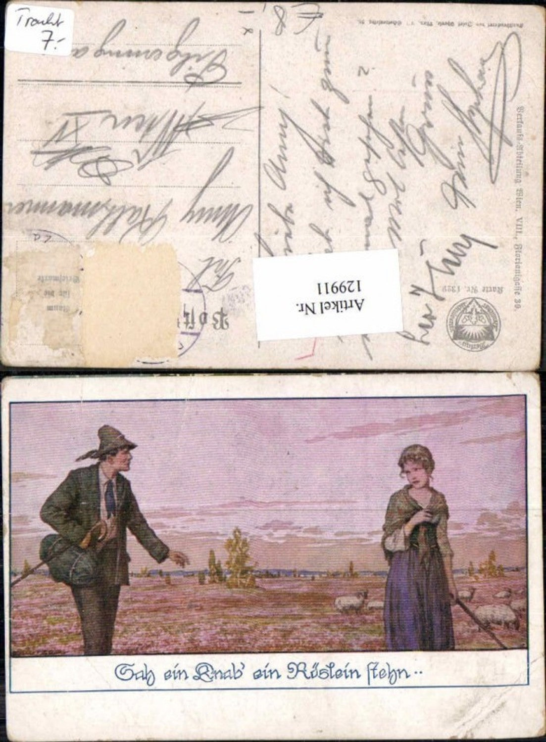 129911,Dt. Schulverein 1329 Ernst Kutzer Knab ein Röslein stehn