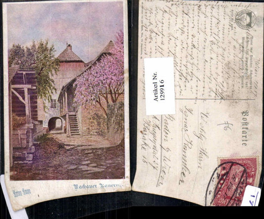 129916,Dt. Schulverein 1023 Anton Amonn Wachauer Bauernhof Spitz Weissenkirchen