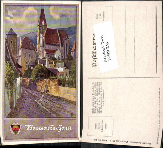 129928,Dt. Schulverein 162 Donaubilder 9 Weissenkirchen Wachau