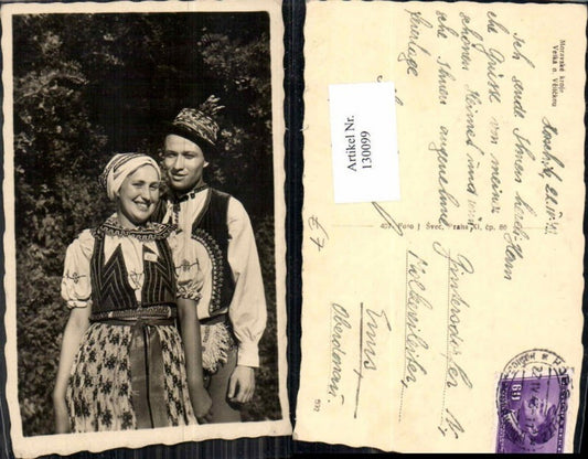 130099,Moravske Kroje Velka Velickou Tracht aus Tschechien Tschechische Tracht Volkstracht