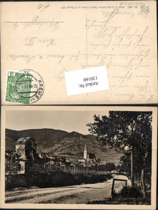 130160,Weissenkirchen a.d. Donau Wachau Strassenansicht 1911