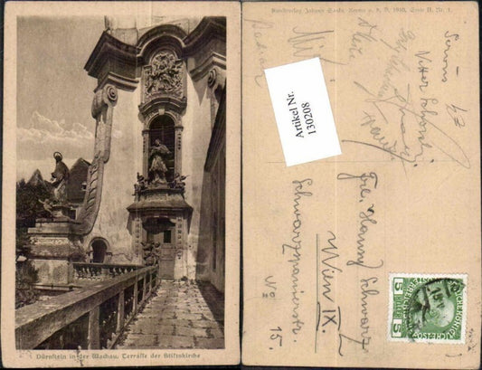 130208,Dürnstein in der Wachau Donau terrasse des Stiftes