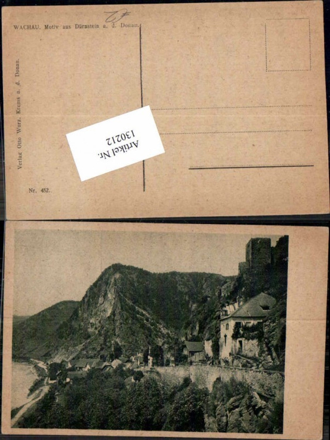 130212,Dürnstein in der Wachau Donau Motiv