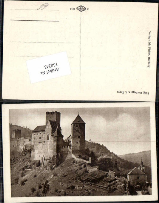 130243,Burg Hardegg a.d. Thaya 1914