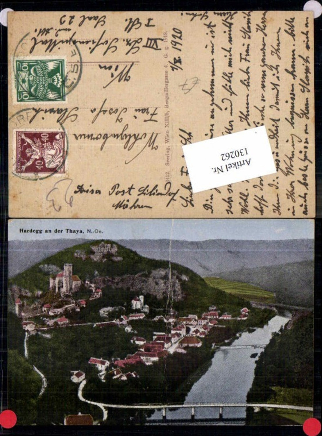 130262,Hardegg a.d. Thaya 1918