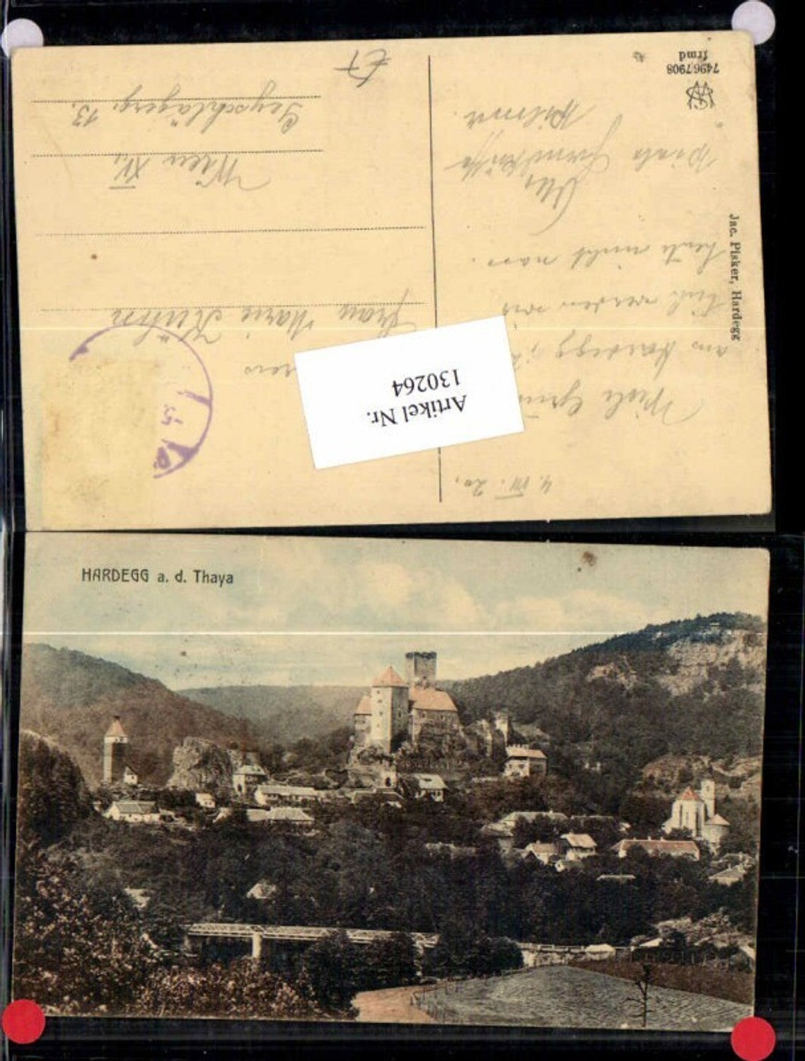 130264,Hardegg a.d. Thaya Totale 1918