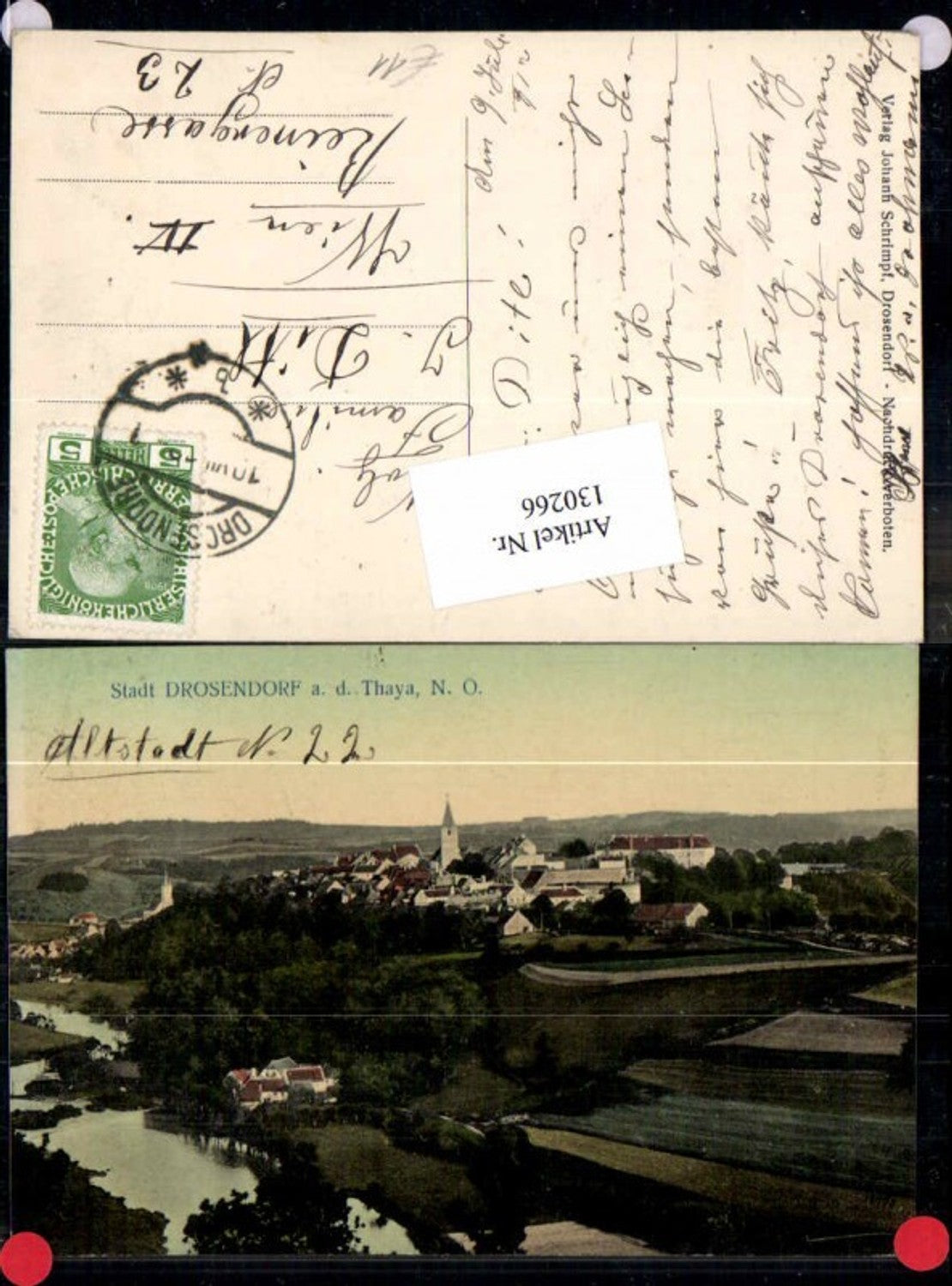 130266,Stadt Drosendorf a.d. Thaya 1912