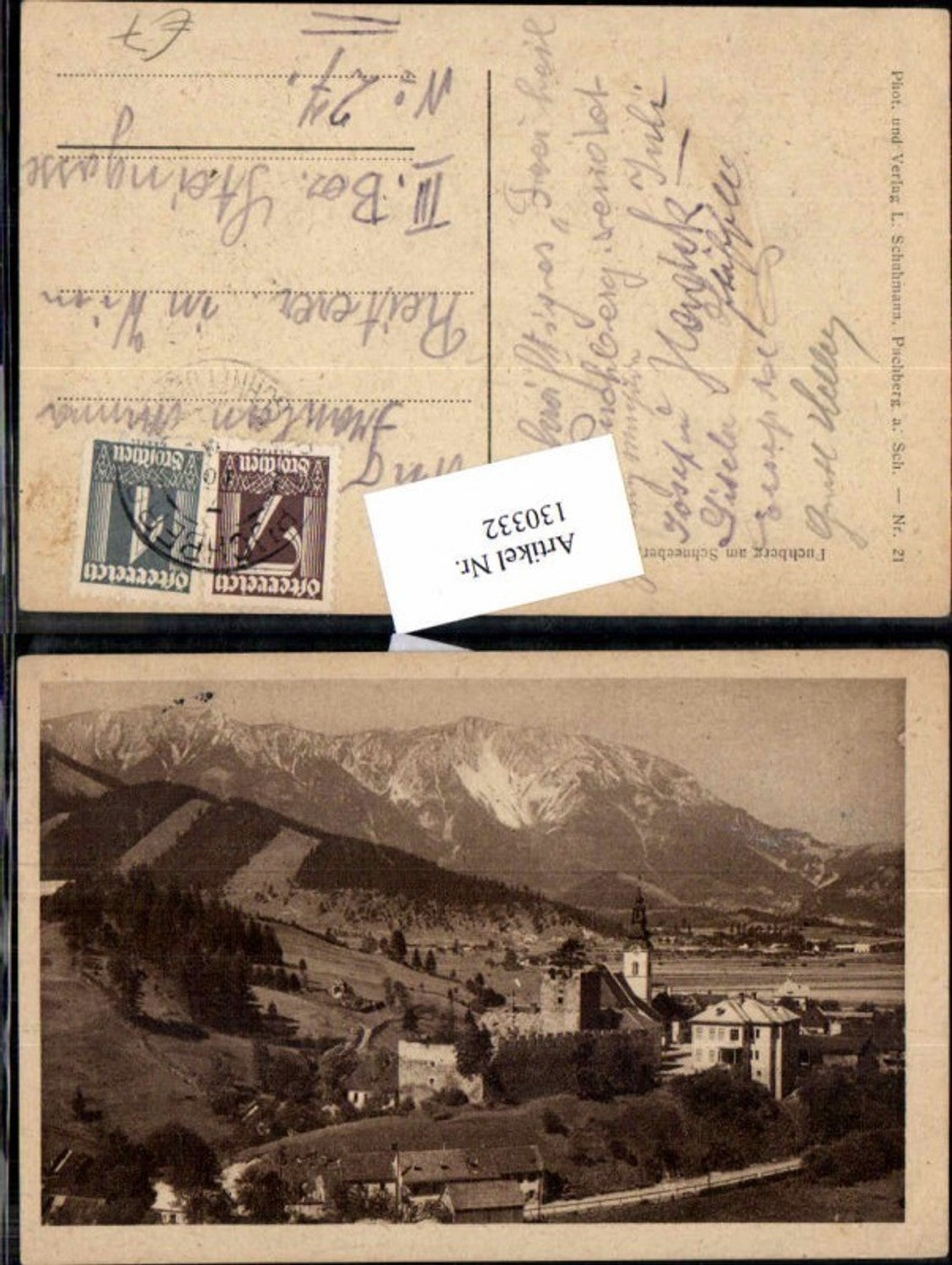 130332,Puchberg am Schneeberg 1920