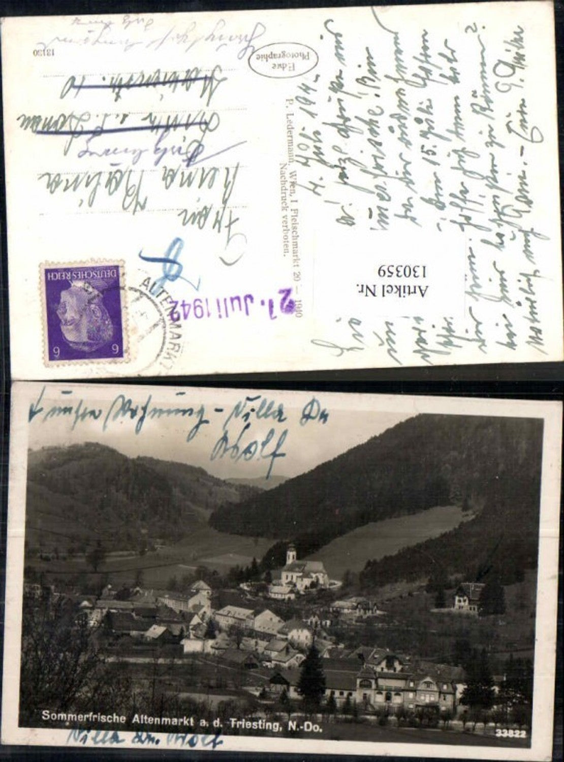 130359,Sommerfrische Altenmarkt a.d. Triesting 1935