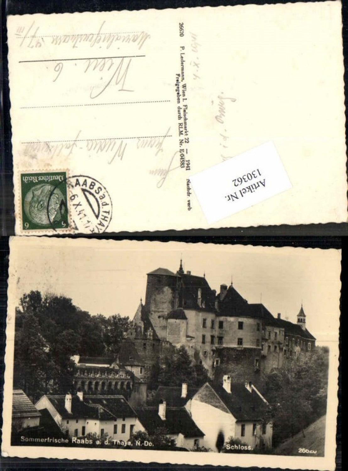 130362,Sommerfrische Raabs a.d. Thaya 1941