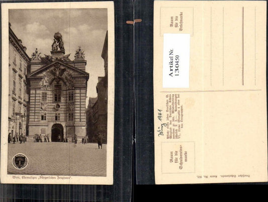 130450,Dt Schulverein 352 Wien Ehemaliges Bürgerhaus Zeughaus