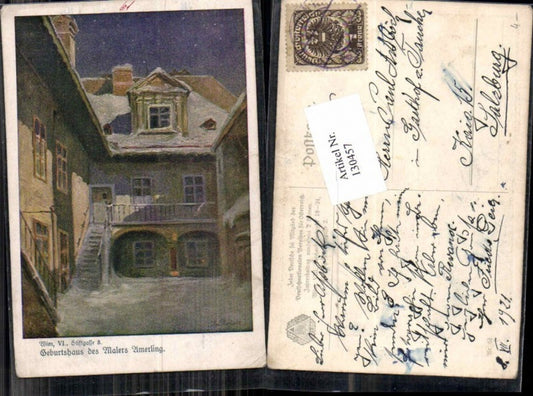 130457,Deutschnationalen Verein Österreich Geburtshaus Maler Amerling Wien Wieden 4