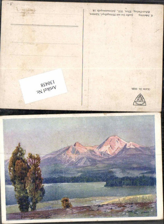 130458,Dt Schulverein 1628 L. Scheiring Faakersee Faak am See Mittagskogel