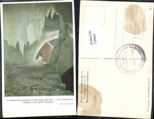 130464,Österr. Höhlenkarte Nr 11 Obertraun Hallstatt