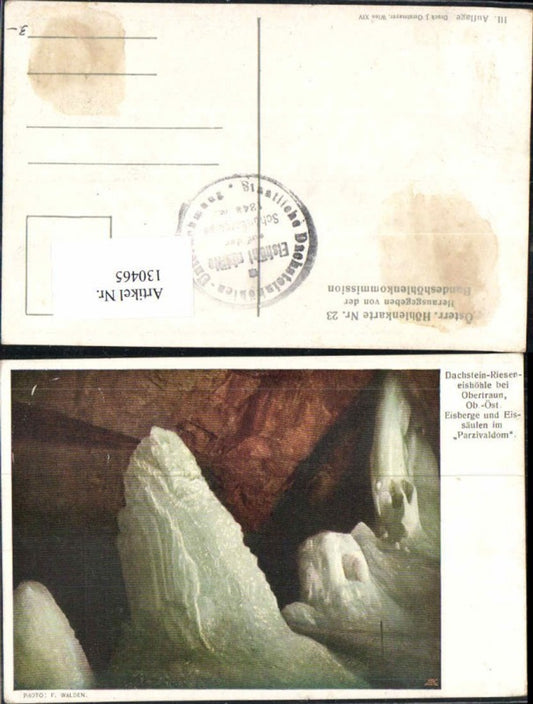 130465,Österr. Höhlenkarte Nr 23 Obertraun Hallstatt