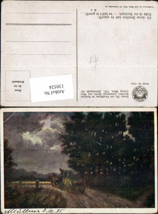 130524,Dt Schulverein 1354 Kutsche Postkutsche