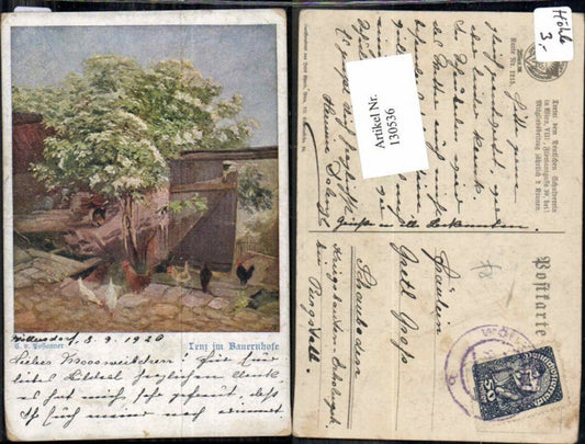 130536,Dt Schulverein 1215 Lenz im Bauernhof E.v. Possanner