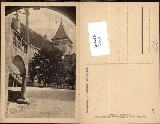 130569,Rosenburg am Kamp Schlosshof v. süden