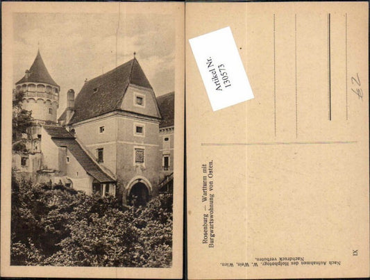 130573,Rosenburg am Kamp Wartturm m. Wohnung