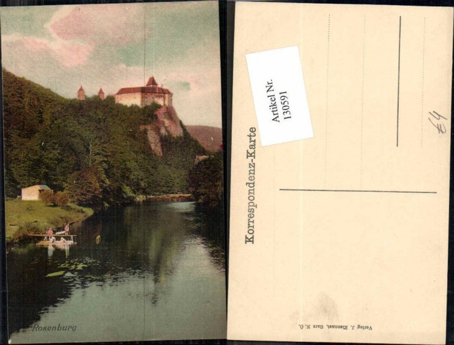 130591,Rosenburg am Kamp Partie um 1905