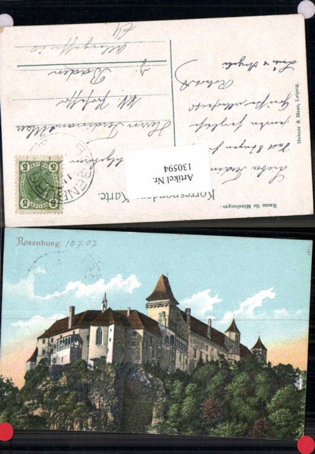 130594,Rosenburg am Kamp 1910 pub Mehner Maas