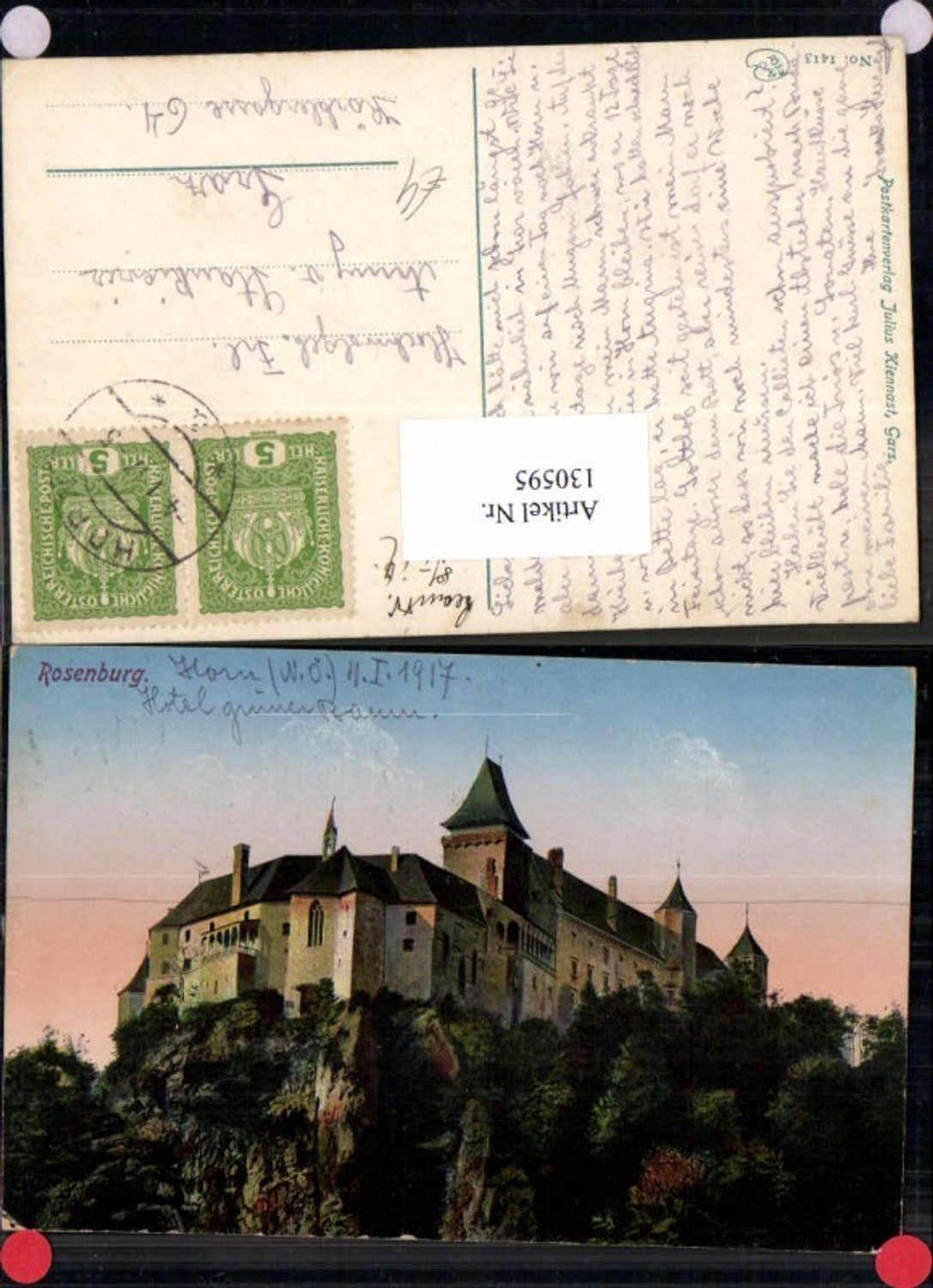 130595,Rosenburg am Kamp pub Kiennast 1413