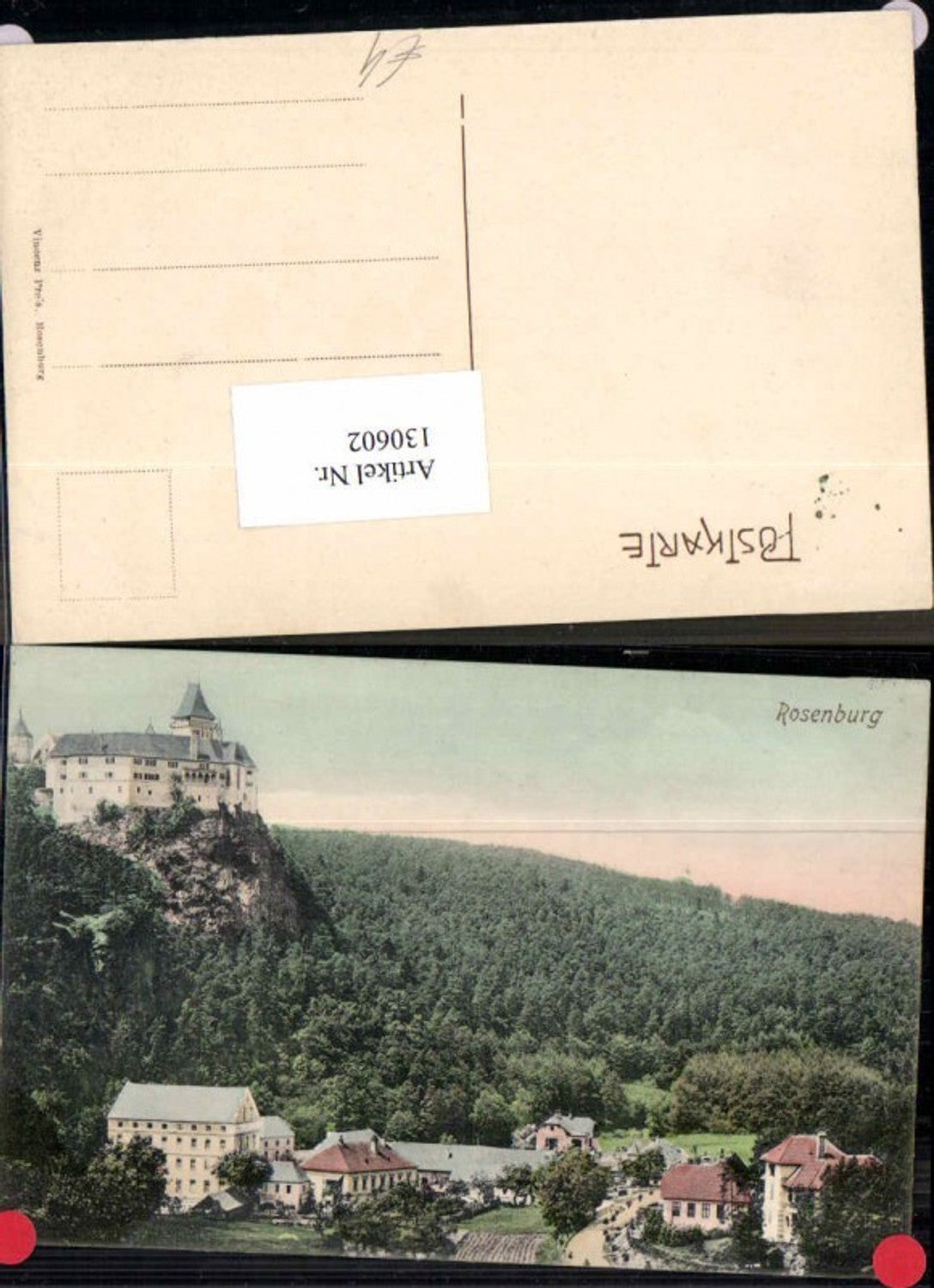 130602,Rosenburg am Kamp Ortsansicht Häuser