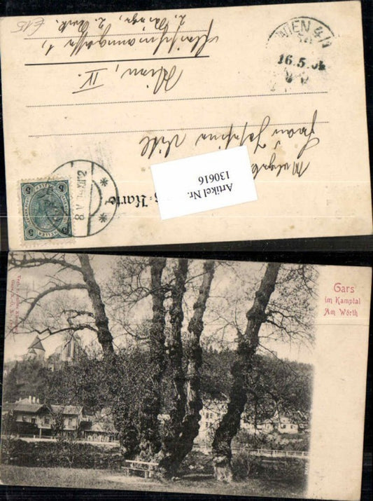 130616,Gars am Kamp Partie am Wörth 1900