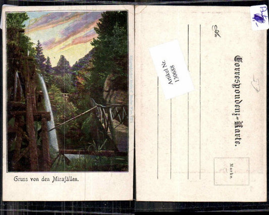130688,Gruss v.d. Mirafällen Weissenbach a.d. Triesting Furth Pernitz