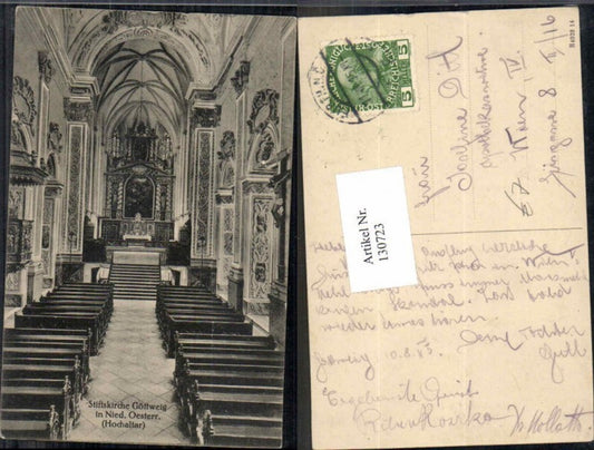 130723,Göttweig Furth Kirche Innen