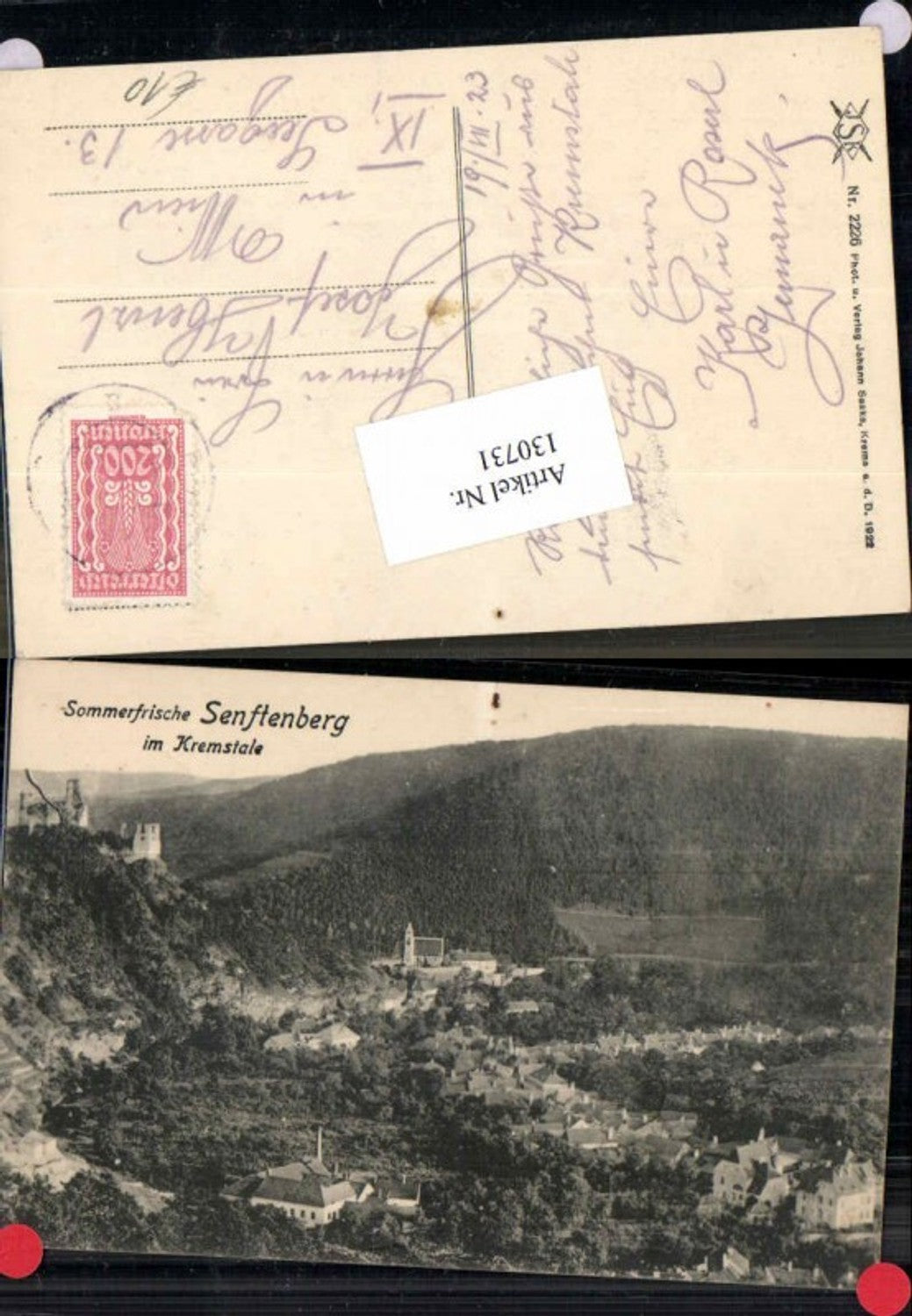 130731,Senftenberg im Kremstal bei Krems