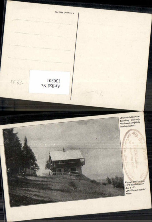 130801,Theresiahütte am Jauerling Wachau b. Spitz