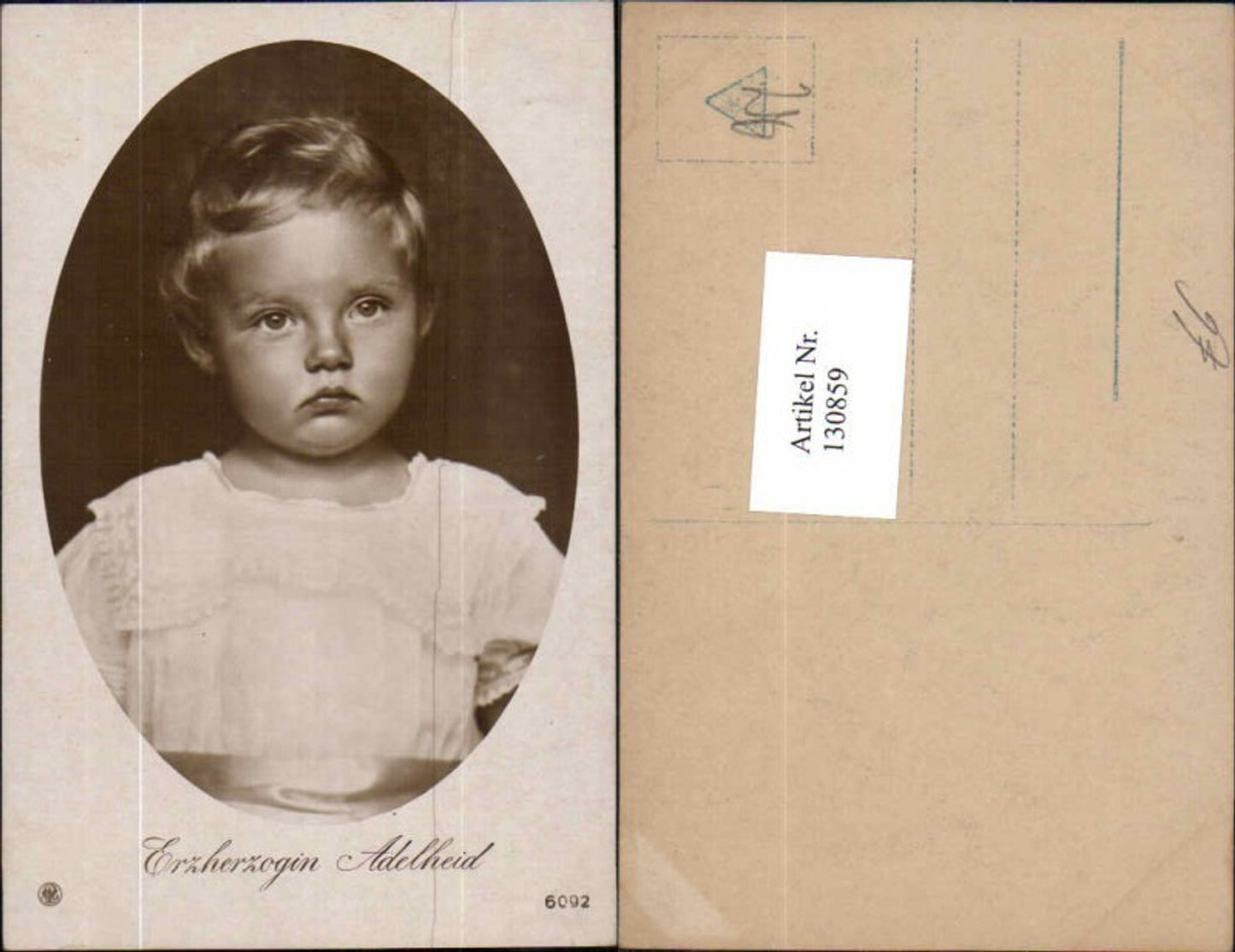 130859,Erzherzogin Adelheid v. Österreich Habsburg