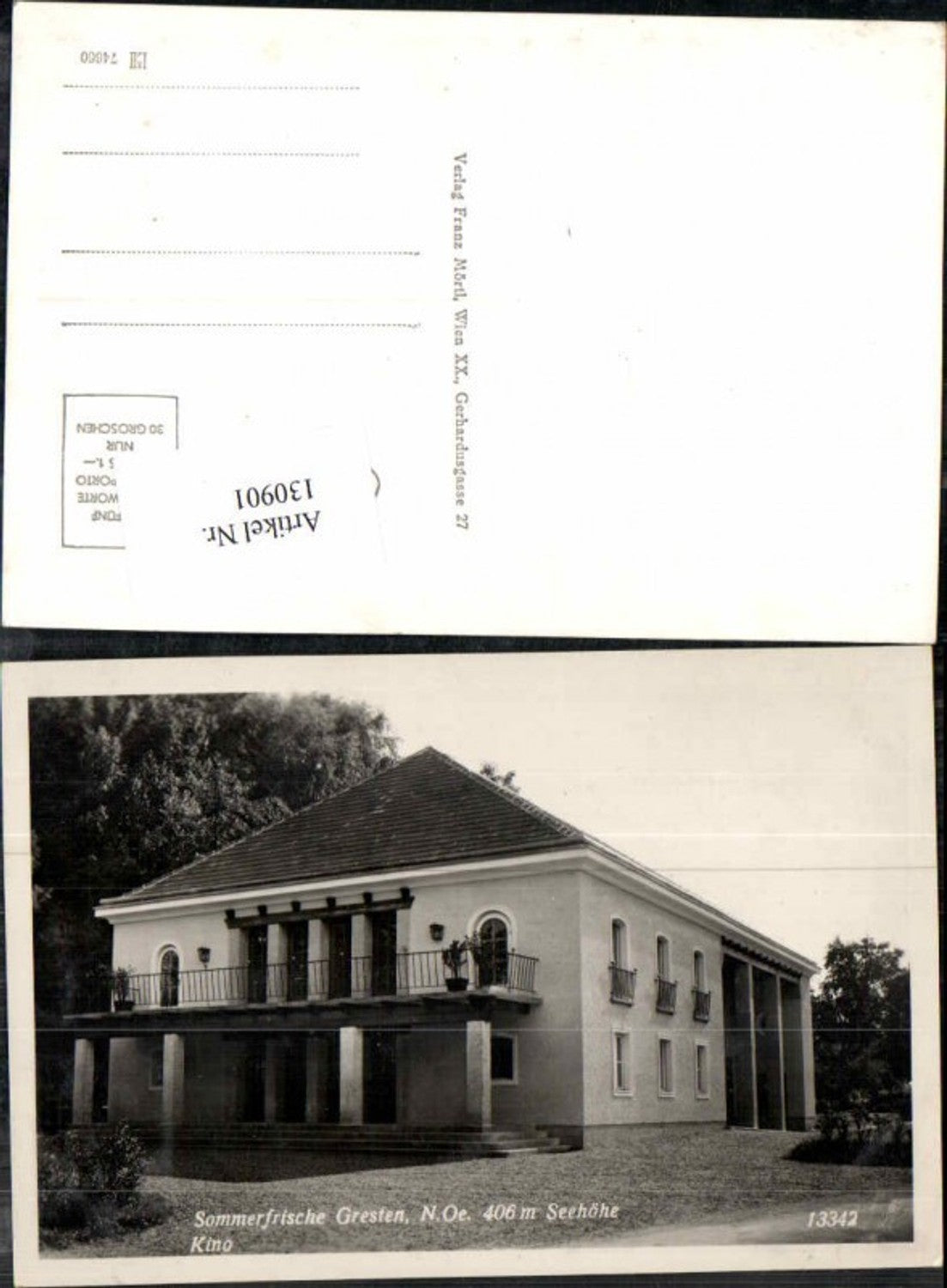 130901,Gresten Partie am Kino Cinema Lichtspielhaus 1940