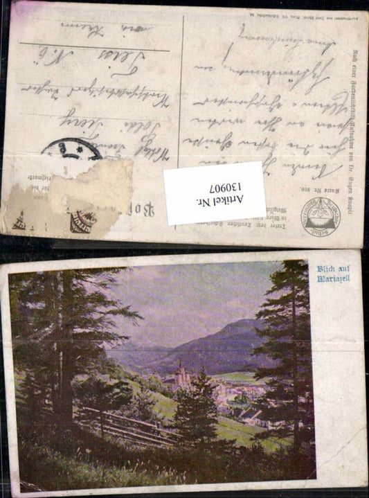 130907,Dt Schulverein 910 Blick auf Mariazell