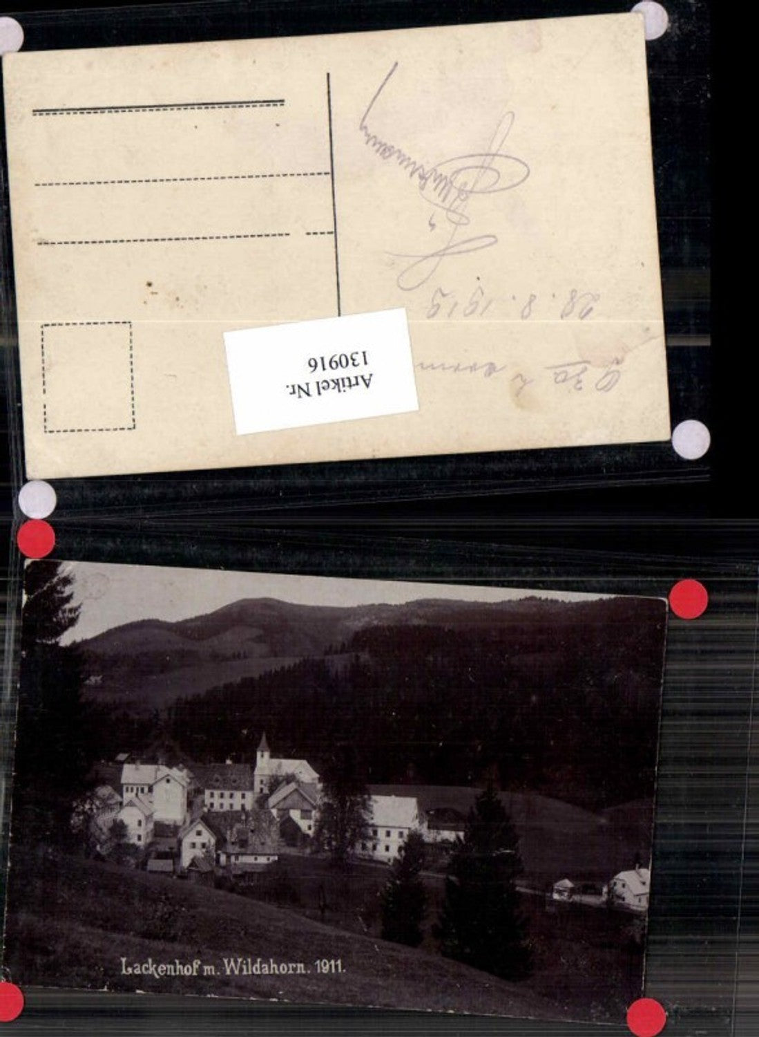 130916,FotoAK Lackenhof m. Wildahorn 1911