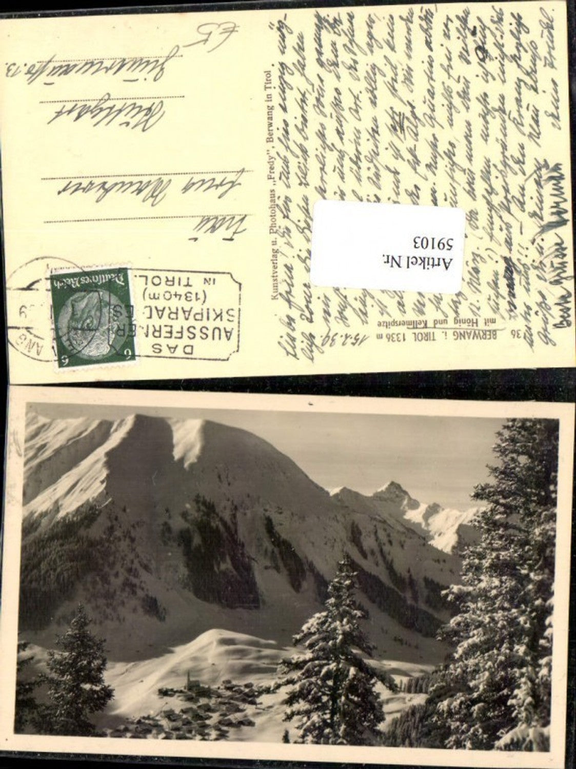 Alte Ansichtskarte – Old Postcard