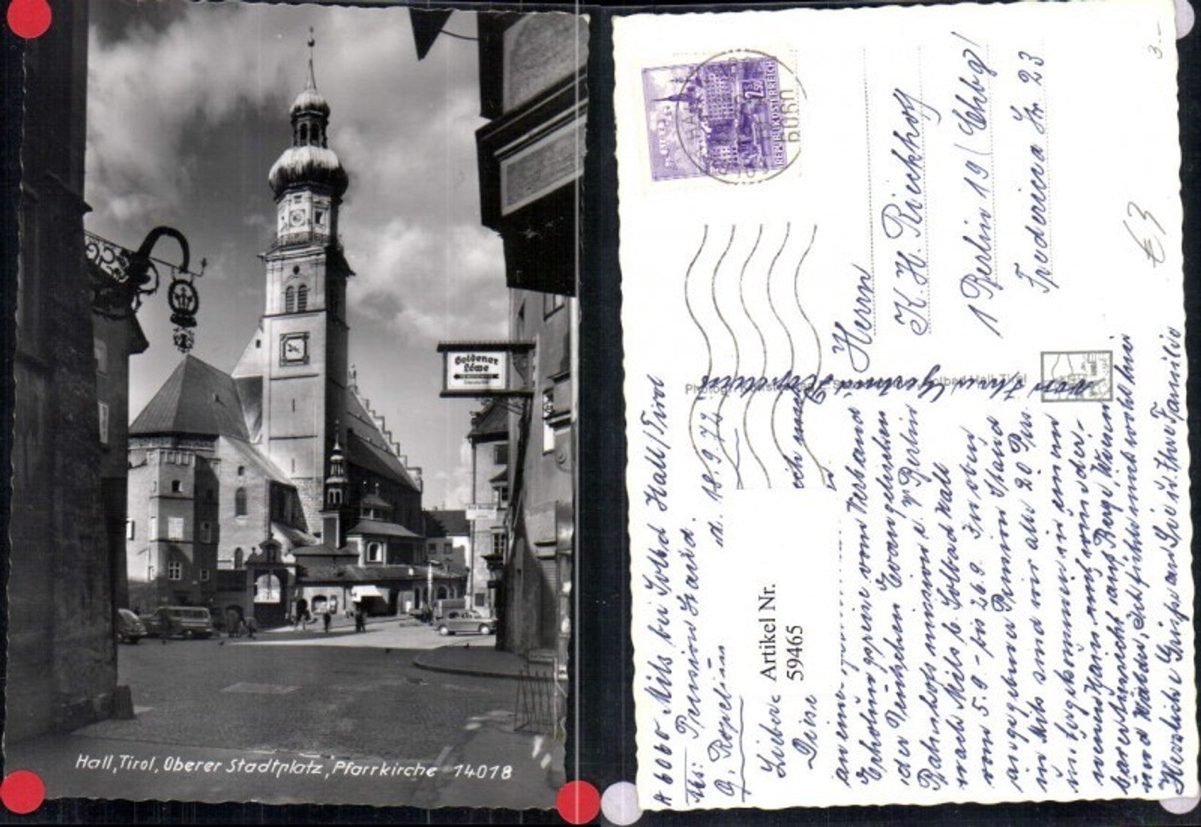 Alte Ansichtskarte – Old Postcard