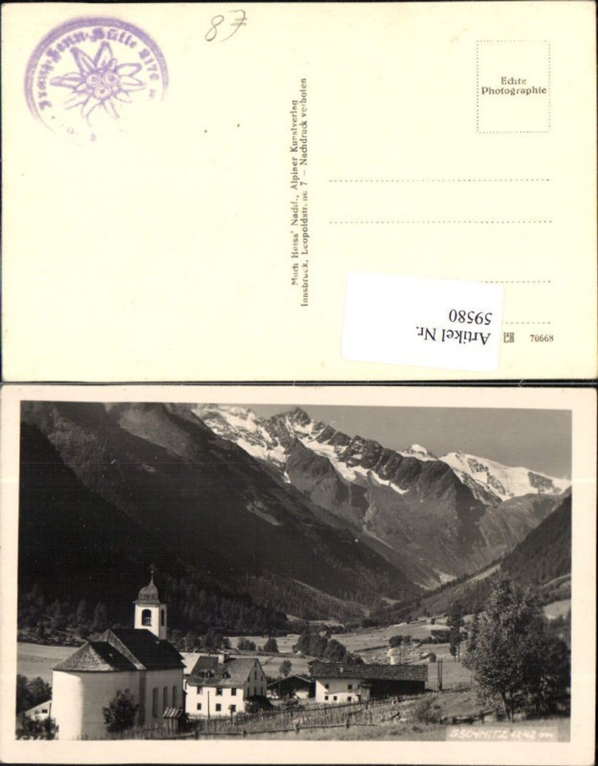 Alte Ansichtskarte – Old Postcard